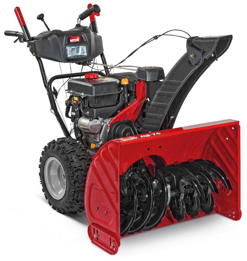 MTD Benzin-Schneefräse OPTIMA ME 76 (Modell 2025), Zweistufig, mit Raupenfahrwerk