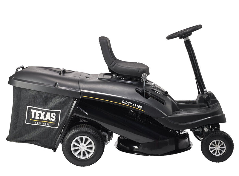 Texas Rider 6110E Black Series – Aufsitzmäher mit Fangkorb (Modell 2025)
