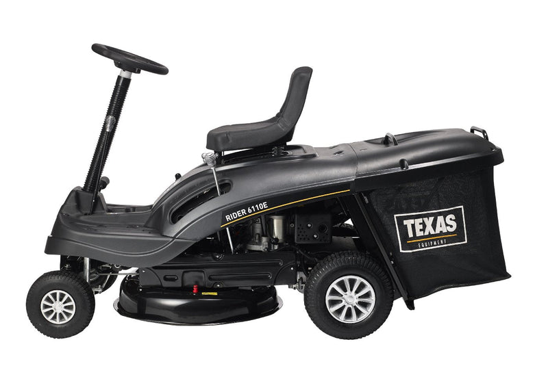 Texas Rider 6110E Black Series – Aufsitzmäher mit Fangkorb (Modell 2025)