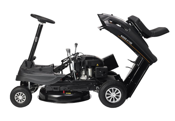 Texas Rider 6110E Black Series – Aufsitzmäher mit Fangkorb (Modell 2025)